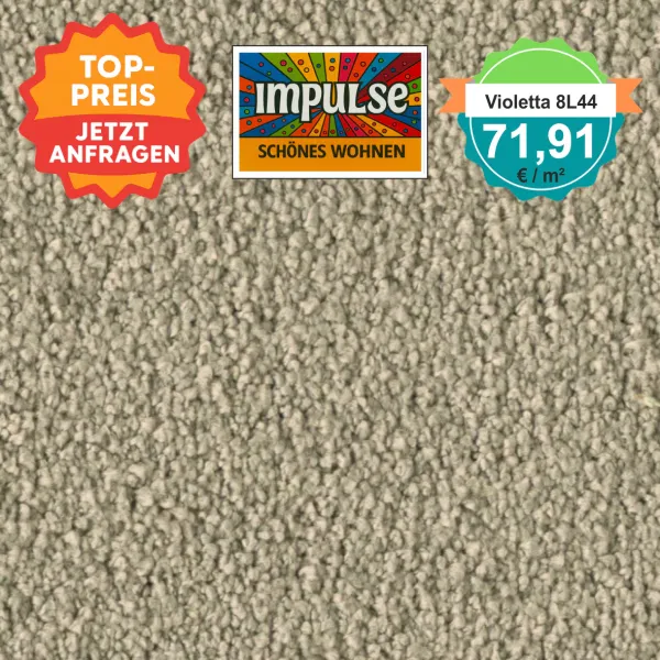 Vorwerk Violetta 8L44 – Teppichboden in Farbe 8L44, Velours-Oberfläche